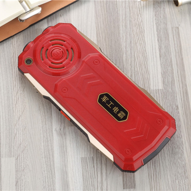 K1 Triple Proofing Elder Phone, Waterproof Shockproof Dustproof, 4800mAh Battery, 2.4 inch, 21 Keys, Bluetooth, LED Flashlight, FM, SOS, Dual SIM, Network: 2G (Red) - Others by buy2fix | Online Shopping UK | buy2fix