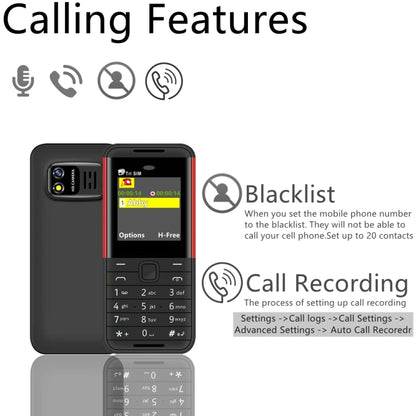 SERVO BM5310 Mini Mobile Phone, Russian Key, 1.33 inch, MTK6261D, 21 Keys, Support Bluetooth, FM, Magic Sound, Auto Call Record, GSM, Triple SIM (Yellow) - SERVO by SERVO | Online Shopping UK | buy2fix