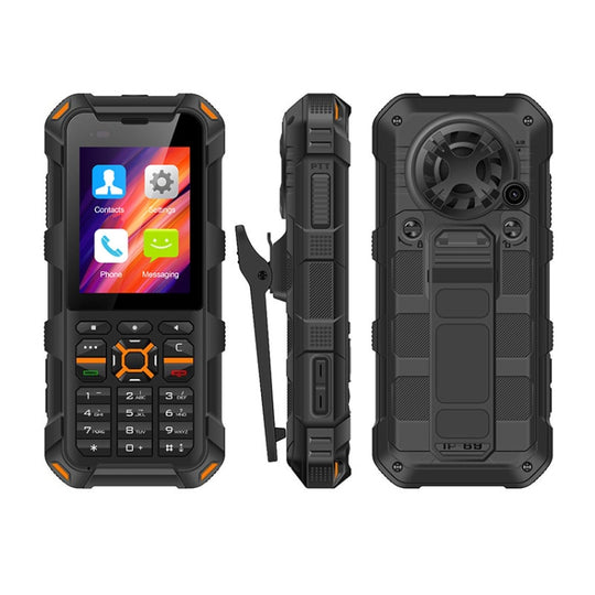 UNIWA F20 Walkie Talkie Rugged Phone, 1GB+8GB, 2.4 inch Android 8.0 Go Mediatek MT6739 Quad Core up to 1.5GHz, Network: 4G,  PoC (Black)