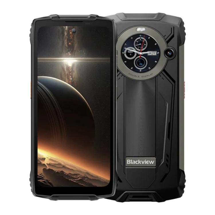 Blackview BV8200 Rugged Phone, 12GB+256GB, 6.5 inch + 1.3 inch Android 14 MediaTekHelio G100 MT8781, Network: 4G, NFC (Black) - Blackview by Blackview | Online Shopping UK | buy2fix