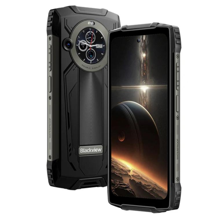 Blackview BV8200 Rugged Phone, 12GB+256GB, 6.5 inch + 1.3 inch Android 14 MediaTekHelio G100 MT8781, Network: 4G, NFC (Black) - Blackview by Blackview | Online Shopping UK | buy2fix