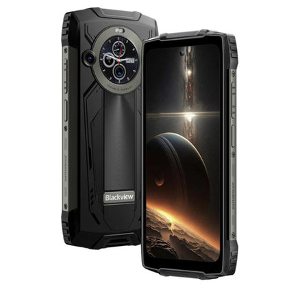 Blackview BV8200 Rugged Phone, 12GB+256GB, 6.5 inch + 1.3 inch Android 14 MediaTekHelio G100 MT8781, Network: 4G, NFC (Black) - Blackview by Blackview | Online Shopping UK | buy2fix
