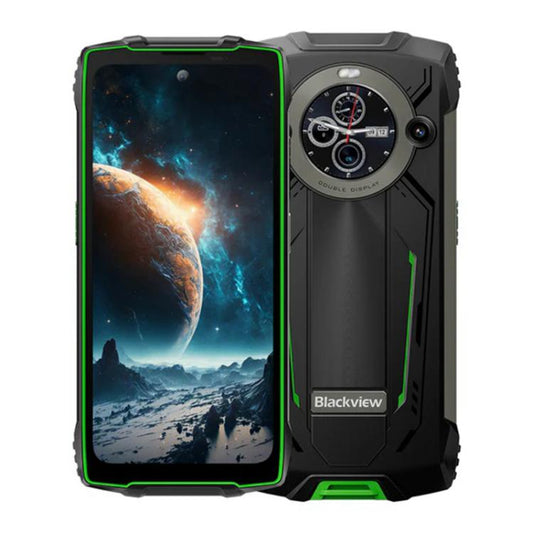 Blackview BV8200 Rugged Phone, 12GB+256GB, 6.5 inch + 1.3 inch Android 14 MediaTekHelio G100 MT8781, Network: 4G, NFC (Green) - Blackview by Blackview | Online Shopping UK | buy2fix
