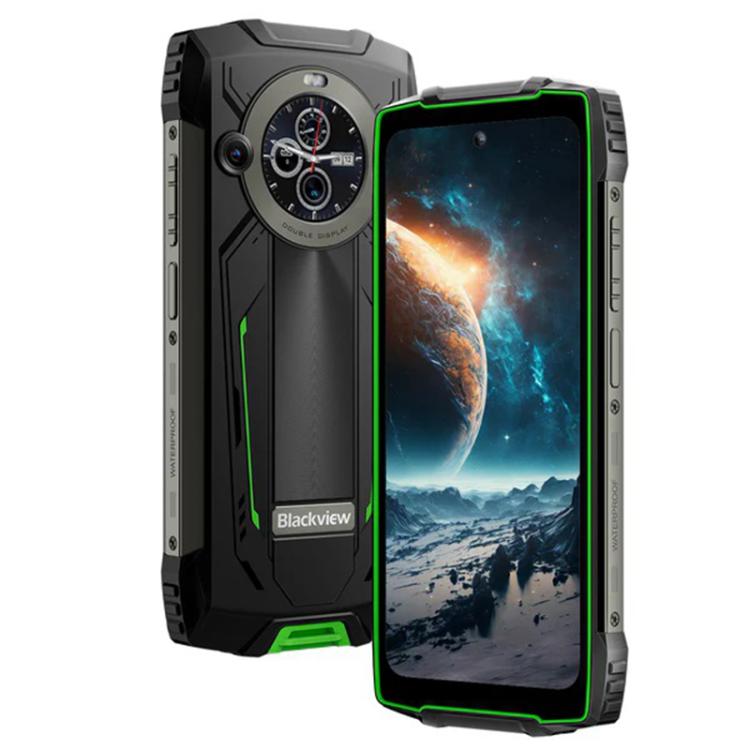 Blackview BV8200 Rugged Phone, 12GB+256GB, 6.5 inch + 1.3 inch Android 14 MediaTekHelio G100 MT8781, Network: 4G, NFC (Green) - Blackview by Blackview | Online Shopping UK | buy2fix