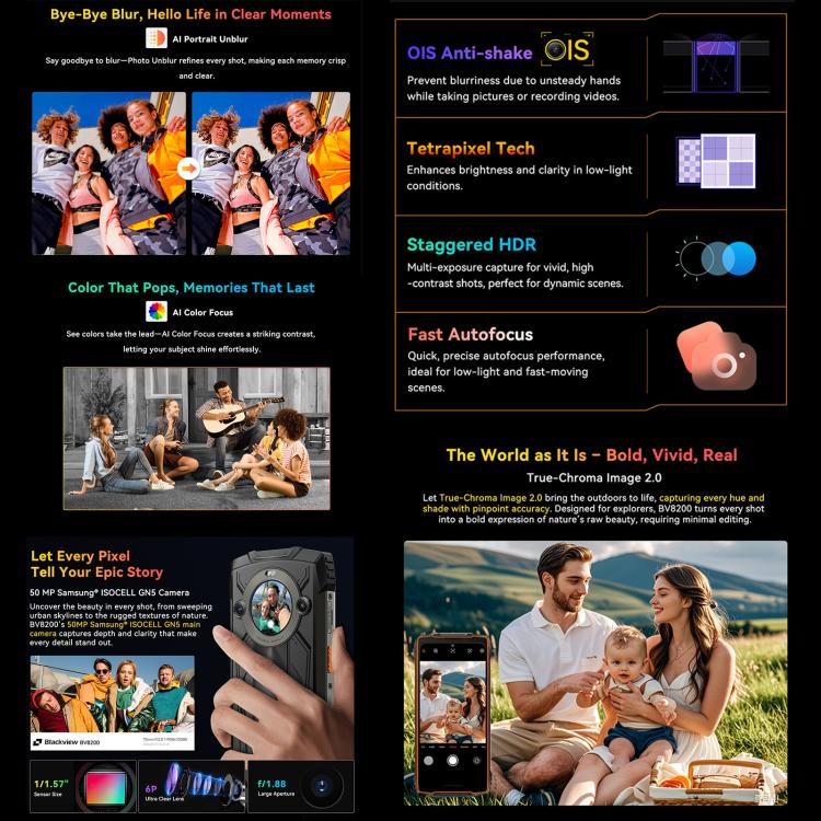 Blackview BV8200 Rugged Phone, 12GB+256GB, 6.5 inch + 1.3 inch Android 14 MediaTekHelio G100 MT8781, Network: 4G, NFC (Green) - Blackview by Blackview | Online Shopping UK | buy2fix