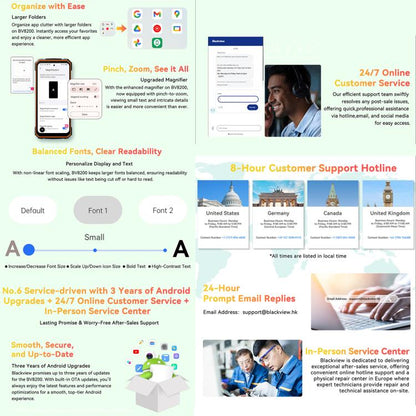 Blackview BV8200 Rugged Phone, 12GB+256GB, 6.5 inch + 1.3 inch Android 14 MediaTekHelio G100 MT8781, Network: 4G, NFC (Green) - Blackview by Blackview | Online Shopping UK | buy2fix