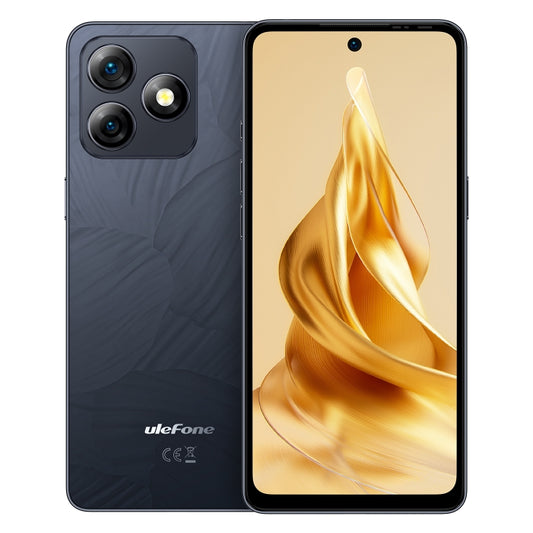 Ulefone Note 18 Pro, 6GB+256GB, Face ID & Side Fingerprint, 6.78 inch Android 14 MediaTek Helio G91 MTK6769 Octa Core, Network: 4G, Dual SIM, OTG, NFC (Lustrous Black) - Ulefone by Ulefone | Online Shopping UK | buy2fix