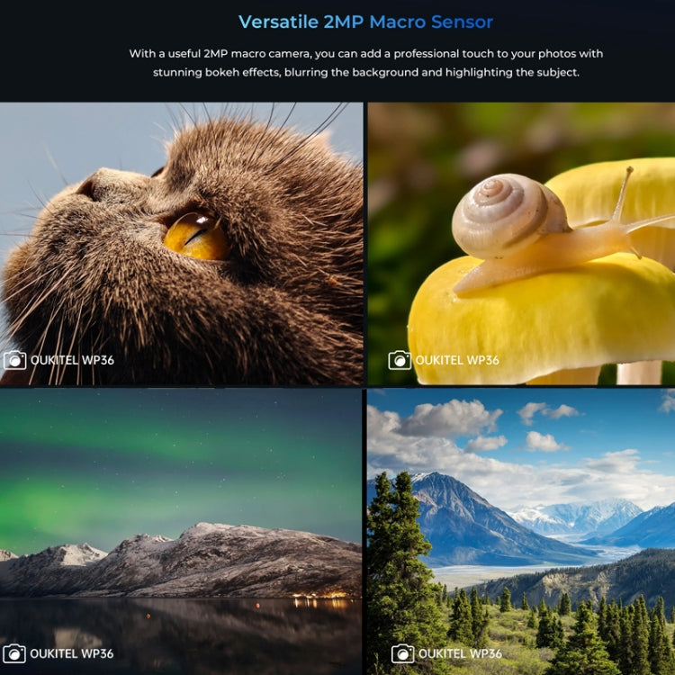 Oukitel WP36 Pro, 6GB+256GB, IP68/IP69K, Fingerprint Identification, 10600mAh, 6.52 inch MediaTek MT8788 Octa Core, NFC, OTG, Network: 4G (Black) - OUKITEL by OUKITEL | Online Shopping UK | buy2fix