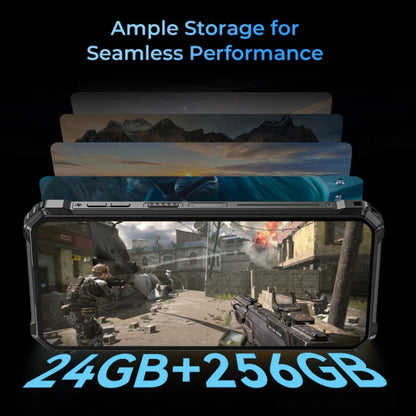 Oukitel WP36 Pro, 6GB+256GB, IP68/IP69K, Fingerprint Identification, 10600mAh, 6.52 inch MediaTek MT8788 Octa Core, NFC, OTG, Network: 4G (Black) - OUKITEL by OUKITEL | Online Shopping UK | buy2fix