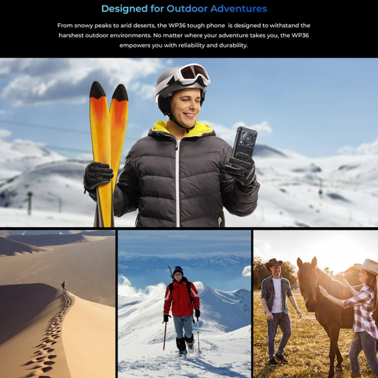 Oukitel WP36 Pro, 6GB+256GB, IP68/IP69K, Fingerprint Identification, 10600mAh, 6.52 inch MediaTek MT8788 Octa Core, NFC, OTG, Network: 4G (Black) - OUKITEL by OUKITEL | Online Shopping UK | buy2fix