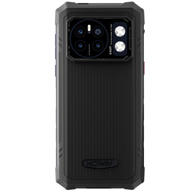 [HK Warehouse] HOTWAV CYBER 13, IP68/IP69K Rugged Phone, 8GB+128GB, 10800mAh, 6.6 inch Android 14.0 Unisoc T606 Octa Core, Network: 4G, NFC, OTG (Black) - Other by HOTWAV | Online Shopping UK | buy2fix
