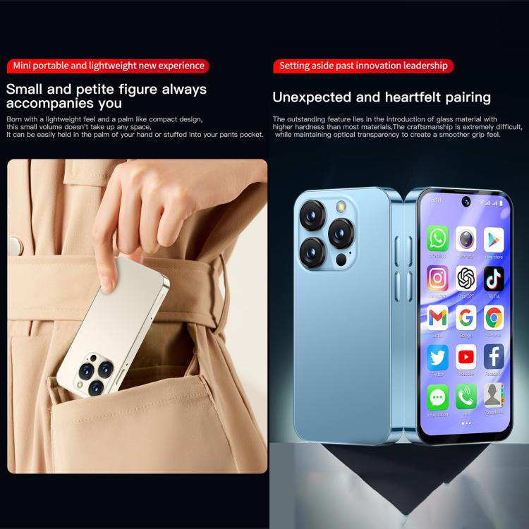 SOYES XS19 Pro, 3GB+32GB, 3.8 inch Android 12.0 MTK6762 Quad Core, Network: 4G, Dual SIM, GPS, OTG, Support Google Play Store (Blue) - SOYES by SOYES | Online Shopping UK | buy2fix