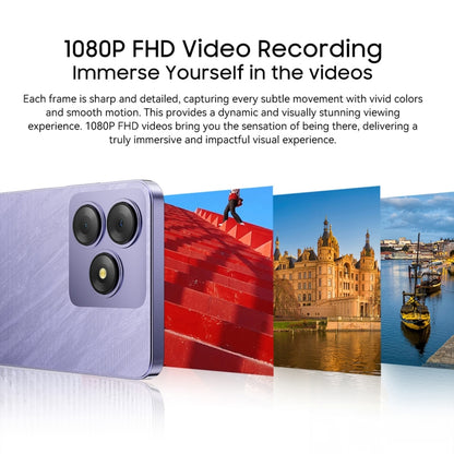 Blackview WAVE 8C, 2GB+64GB, 6.56 inch Android 14 GO Unisoc SC9863A Octa Core, Network: 4G, OTG (Purple) - Blackview by Blackview | Online Shopping UK | buy2fix