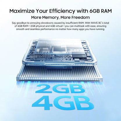 Blackview WAVE 8C, 2GB+64GB, 6.56 inch Android 14 GO Unisoc SC9863A Octa Core, Network: 4G, OTG (Purple) - Blackview by Blackview | Online Shopping UK | buy2fix