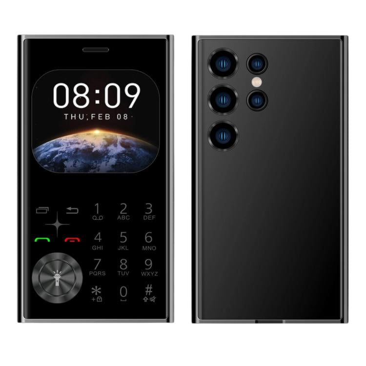 V8 Card Mobile Phone, 2.01 inch, MTK6261D, Support Bluetooth, FM, Torch, GSM, Dual SIM (Black) - Others by buy2fix | Online Shopping UK | buy2fix