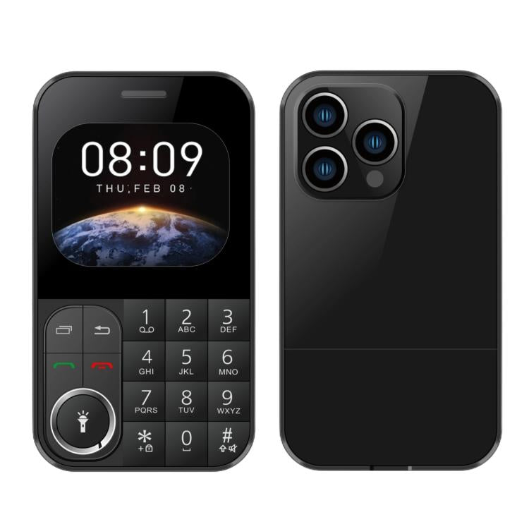 V9 Card Mobile Phone, 2.01 inch, MTK6261D, Support Bluetooth, FM, Torch, GSM, Dual SIM (Black) - Others by buy2fix | Online Shopping UK | buy2fix