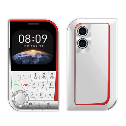 V10 Card Mobile Phone, 2.01 inch, MTK6261D, Support Bluetooth, FM, Torch, GSM, Dual SIM (White) - Others by buy2fix | Online Shopping UK | buy2fix