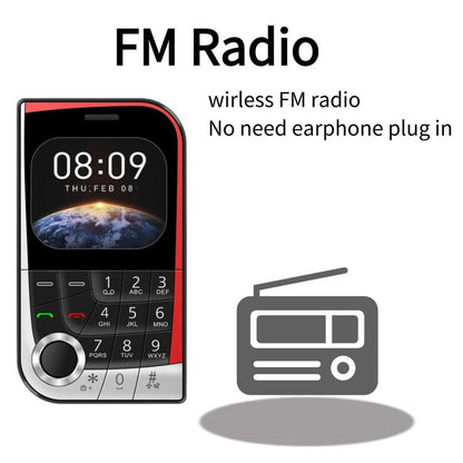 V10 Card Mobile Phone, 2.01 inch, MTK6261D, Support Bluetooth, FM, Torch, GSM, Dual SIM (Gold) - Others by buy2fix | Online Shopping UK | buy2fix