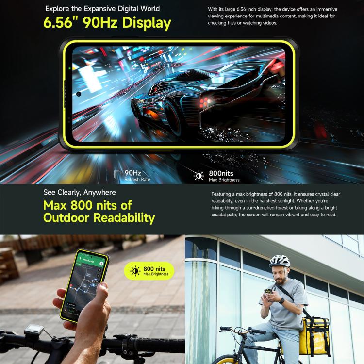 Ulefone Armor X31, 6GB+128GB, Night Vision, IP68/IP69K Rugged Phone, 6.56 inch Android 14 MediaTek Helio G91 Octa Core, Network: 4G, NFC, OTG (Black) - Ulefone by Ulefone | Online Shopping UK | buy2fix