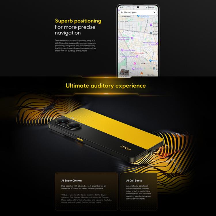 Xiaomi POCO X7 Pro 5G Global, 12GB+256GB, In-screen Fingerprint, 6.67 inch Xiaomi HyperOS 2 MediaTek Dimensity 8400-Ultra Octa Core, NFC, Network: 5G (Black) - Xiaomi MI by Xiaomi | Online Shopping UK | buy2fix