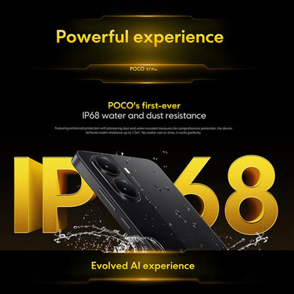 Xiaomi POCO X7 Pro 5G Global, 12GB+512GB, In-screen Fingerprint, 6.67 inch Xiaomi HyperOS 2 MediaTek Dimensity 8400-Ultra Octa Core, NFC, Network: 5G (Black) - Xiaomi MI by Xiaomi | Online Shopping UK | buy2fix
