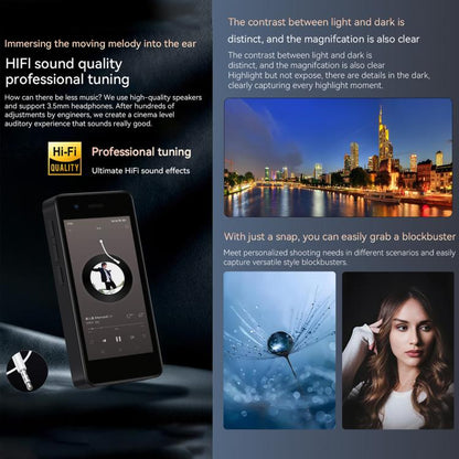 MELROSE S18, 2GB+16GB, 2.95 inch Android 9.0 MTK6737 Quad Core, Bluetooth, WiFi, Network: 4G (Black) - Melrose by MELROSE | Online Shopping UK | buy2fix