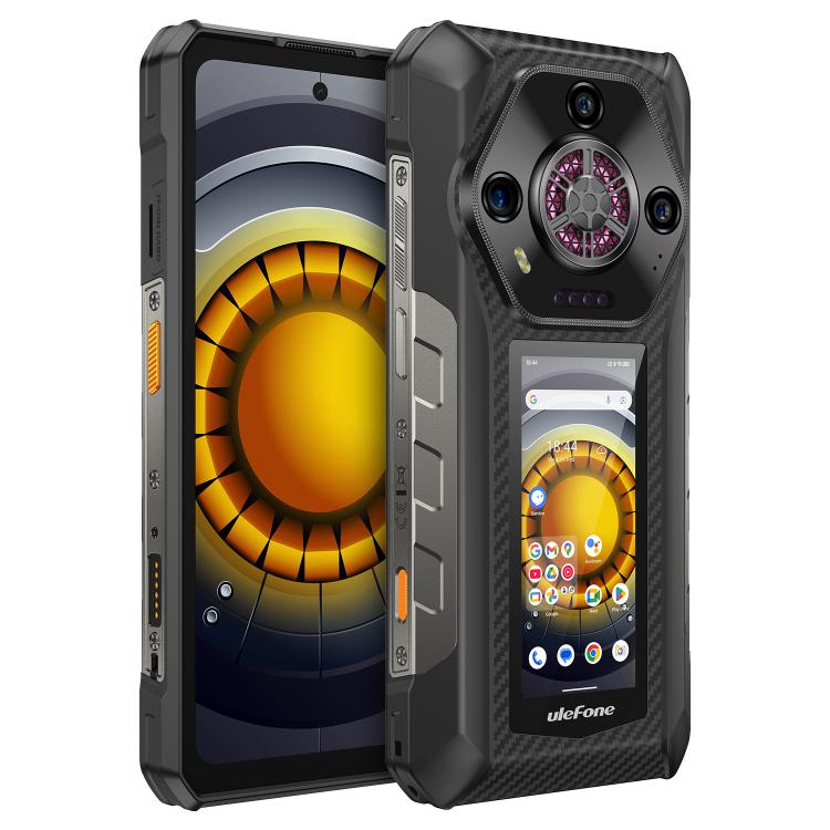 Ulefone Armor 30 Pro Rugged Phone, 16GB+512GB, Night Vision, 6.95 inch + 3.4 inch Dual Screen Android 14 MediaTek Dimensity 7300X Octa Core, Network: 5G, OTG, NFC (Black) - Ulefone by Ulefone | Online Shopping UK | buy2fix