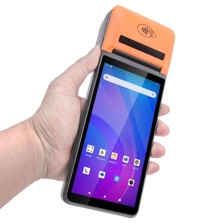 UNIWA V4P 2D QR Code Scanning Edition, 6 inch NFC Android 13 Smart Handheld POS Phone with Thermal Printer, 3GB+16GB, Unisoc SC9863a Octa Core, Network: 4G (Black) - UNIWA by UNIWA | Online Shopping UK | buy2fix