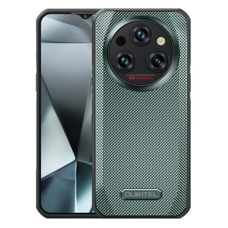 Oukitel WP35 Pro 5G Rugged Phone, 12GB+512GB, 6.6 inch Android 14 MediaTek Dimensity 6300 Octa Core, NFC, OTG, Network: 5G (Green) - OUKITEL by OUKITEL | Online Shopping UK | buy2fix