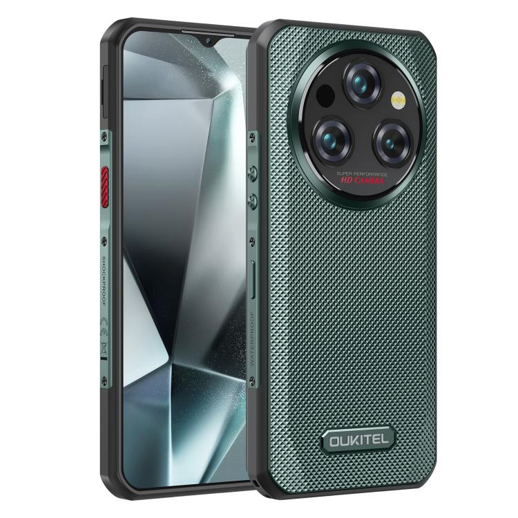 Oukitel WP35 Pro 5G Rugged Phone, 12GB+512GB, 6.6 inch Android 14 MediaTek Dimensity 6300 Octa Core, NFC, OTG, Network: 5G (Green) - OUKITEL by OUKITEL | Online Shopping UK | buy2fix