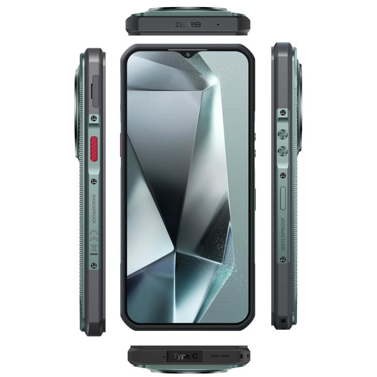 Oukitel WP35 Pro 5G Rugged Phone, 12GB+512GB, 6.6 inch Android 14 MediaTek Dimensity 6300 Octa Core, NFC, OTG, Network: 5G (Green) - OUKITEL by OUKITEL | Online Shopping UK | buy2fix