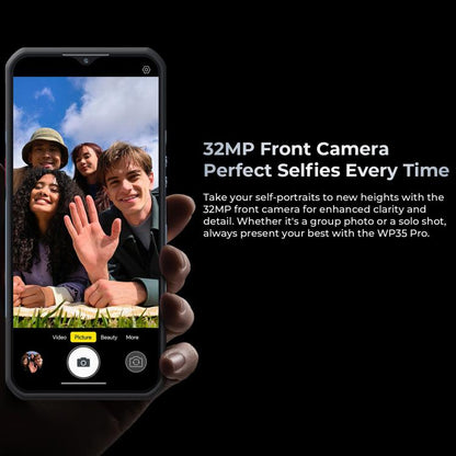 Oukitel WP35 Pro 5G Rugged Phone, 12GB+512GB, 6.6 inch Android 14 MediaTek Dimensity 6300 Octa Core, NFC, OTG, Network: 5G (Grey) - OUKITEL by OUKITEL | Online Shopping UK | buy2fix