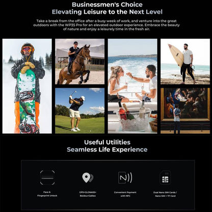 Oukitel WP35 Pro 5G Rugged Phone, 12GB+512GB, 6.6 inch Android 14 MediaTek Dimensity 6300 Octa Core, NFC, OTG, Network: 5G (Black) - OUKITEL by OUKITEL | Online Shopping UK | buy2fix