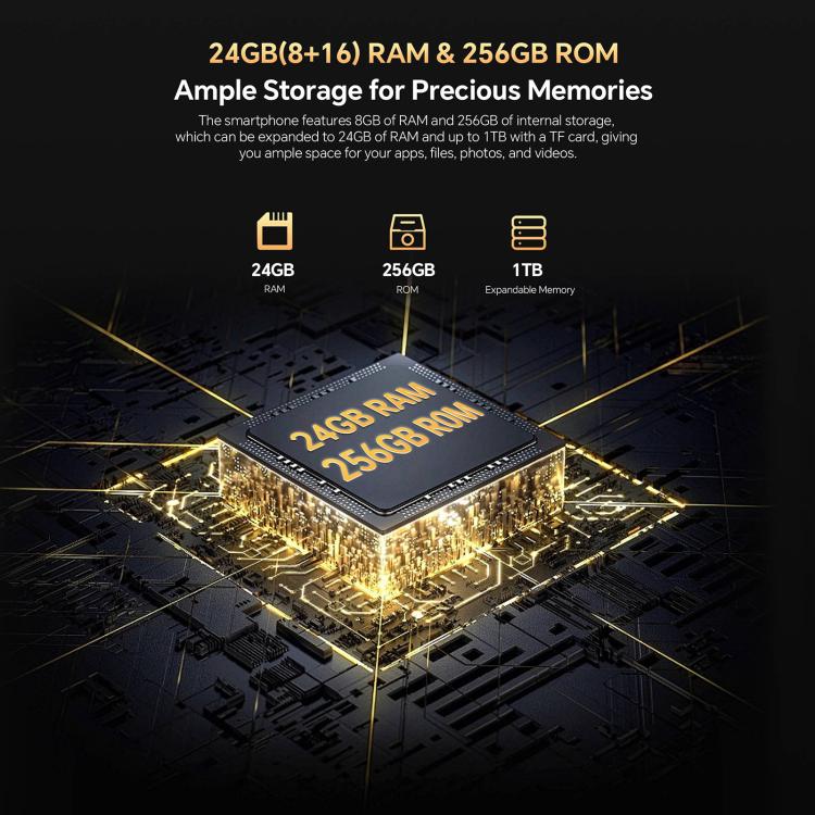 Oukitel WP23 Plus Rugged Phone, 8GB+256GB, 6.52 inch Android 14.0Unisoc T606 Octa-core, NFC, OTG, Network: 4G (Orange) - OUKITEL by OUKITEL | Online Shopping UK | buy2fix