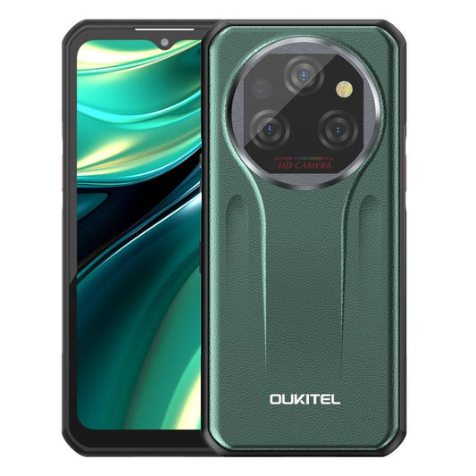 Oukitel WP39 Pro 5G Rugged Phone, 12GB+512GB, Night Vision, Fingerprint Identification, 6.6 inch Android 14 MediaTek Dimensity 6300 Octa Core, NFC, OTG, Network: 5G (Green) - OUKITEL by OUKITEL | Online Shopping UK | buy2fix