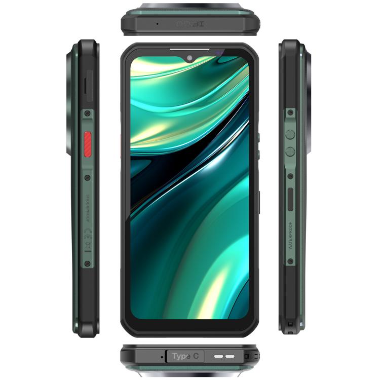 Oukitel WP39 Pro 5G Rugged Phone, 12GB+512GB, Night Vision, Fingerprint Identification, 6.6 inch Android 14 MediaTek Dimensity 6300 Octa Core, NFC, OTG, Network: 5G (Green) - OUKITEL by OUKITEL | Online Shopping UK | buy2fix