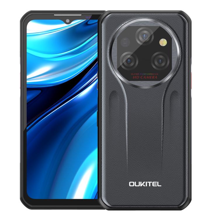 Oukitel WP39 Pro 5G Rugged Phone, 12GB+512GB, Night Vision, Fingerprint Identification, 6.6 inch Android 14 MediaTek Dimensity 6300 Octa Core, NFC, OTG, Network: 5G (Grey) - OUKITEL by OUKITEL | Online Shopping UK | buy2fix