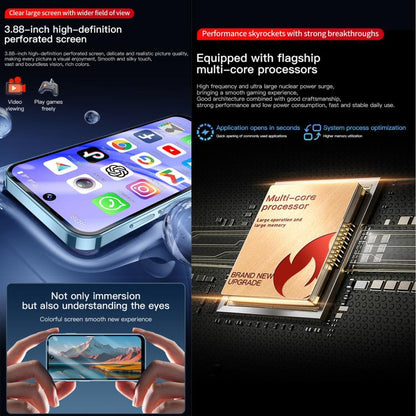 SOYES XS19 Pro, 6GB+128GB, 3.8 inch Android 12.0 MTK6762 Quad Core, Network: 4G, Dual SIM, GPS, OTG, Support Google Play Store (Blue) - SOYES by SOYES | Online Shopping UK | buy2fix