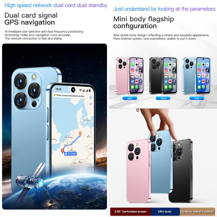 SOYES XS19, 2GB+16GB, 3.88 inch Android 10.0 MTK6580 Quad Core, Network: 3G, Dual SIM (Blue) - SOYES by SOYES | Online Shopping UK | buy2fix