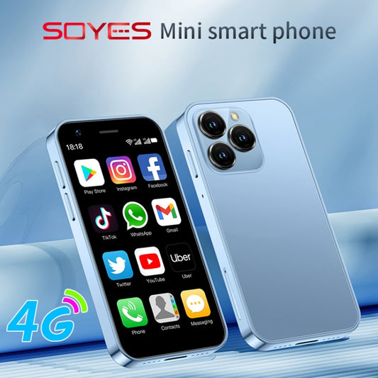 SOYES XS16, 3GB+64GB, 3.0 inch Android 10.0 MTK6737 Quad Core, Bluetooth, WiFi, Network: 4G, Dual SIM, Support Google Play Store (Blue) by SOYES