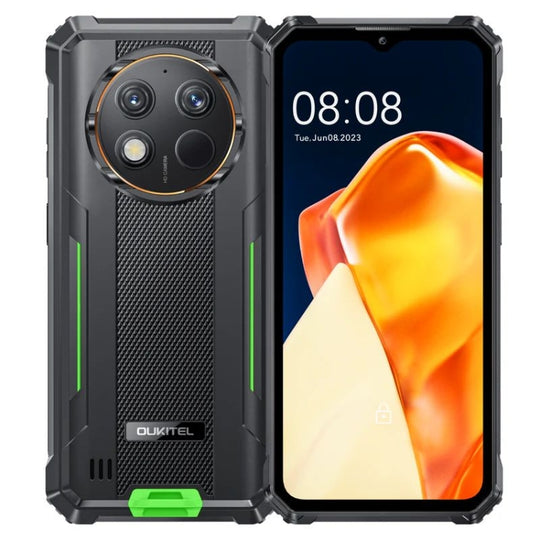Oukitel G1 Rugged Phone, 6GB+256GB, Fingerprint Identification, 6.52 inch Android 14 T606 Octa Core, NFC, OTG, Network: 4G (Green)
