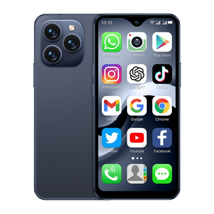 SOYES F9 Max, 6GB+128GB, 4.3 inch Android 12 MTK6762 Octa Core, Network: 4G, OTG, Dual SIM (Dark Blue) by SOYES