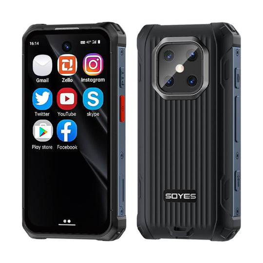 SOYES Maxo Rugged Phone, 6GB+128GB, 3.88 inch Android 12.0 MTK6762 Octa Core, Network: 4G, Dual SIM, OTG, Support Google Play Store (Black)