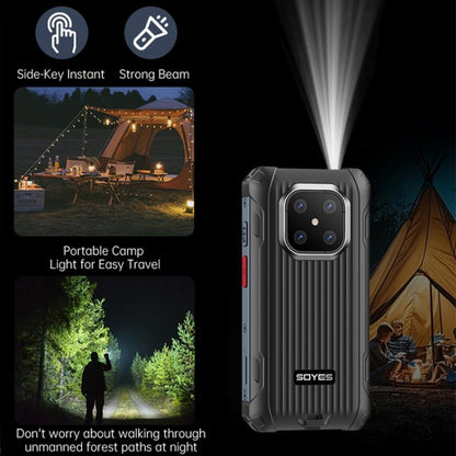 SOYES Maxo Rugged Phone, 6GB+128GB, 3.88 inch Android 12.0 MTK6762 Octa Core, Network: 4G, Dual SIM, OTG, Support Google Play Store (Black) - SOYES by SOYES | Online Shopping UK | buy2fix