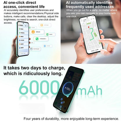 Honor Play 60, 8GB+256GB, Side Fingerprint, 6.61 inch MagicOS 9.0 Dimensity 6300 Octa Core, Network: 5G, OTG (Cyan) - Honor by HONOR | Online Shopping UK | buy2fix