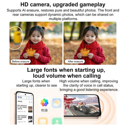Honor Play 60m, 6GB+128GB, Side Fingerprint, 6.61 inch MagicOS 9.0 Dimensity 6300 Octa Core, Network: 5G, OTG (Black) - Honor by HONOR | Online Shopping UK | buy2fix