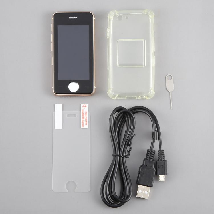 MELROSE S9, 512MB+8GB, 2.45 inch Android 5.1 MTK6580 Quad Core, Bluetooth, WiFi, Network: 3G (Black Gold) - Melrose by MELROSE | Online Shopping UK | buy2fix