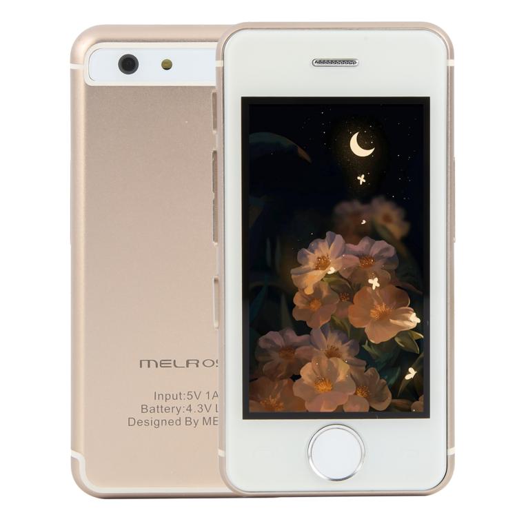 MELROSE S9, 512MB+8GB, 2.45 inch Android 5.1 MTK6580 Quad Core, Bluetooth, WiFi, Network: 3G (Gold) - Melrose by MELROSE | Online Shopping UK | buy2fix