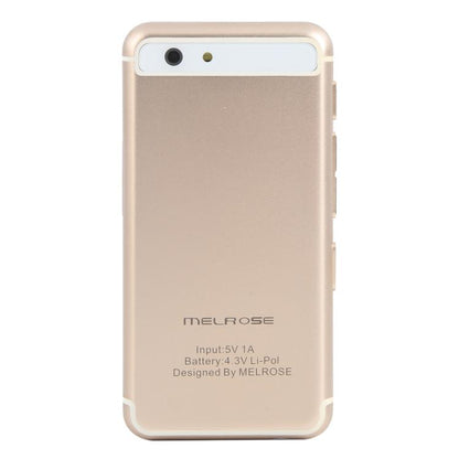 MELROSE S9, 512MB+8GB, 2.45 inch Android 5.1 MTK6580 Quad Core, Bluetooth, WiFi, Network: 3G (Gold) - Melrose by MELROSE | Online Shopping UK | buy2fix