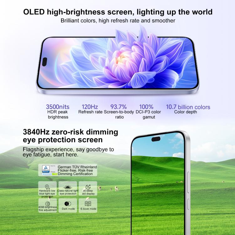 Honor X70i, 8GB+256GB, In-screen Fingerprint, 6.7 inch MagicOS 9.0 Android 15.0 Dimensity 7025 Ultra Octa Core, Network: 5G, OTG, NFC (Black) - Honor by HONOR | Online Shopping UK | buy2fix